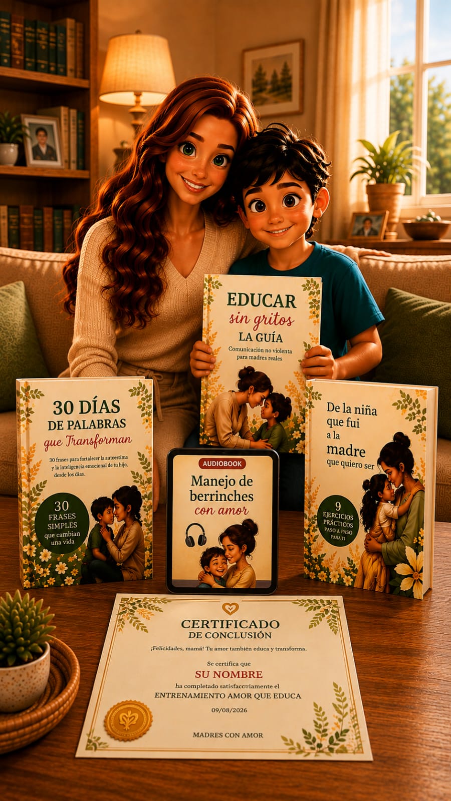 Entrenamiento Amor que Educa — 3 libros digitales y audiobook exclusivo para madres