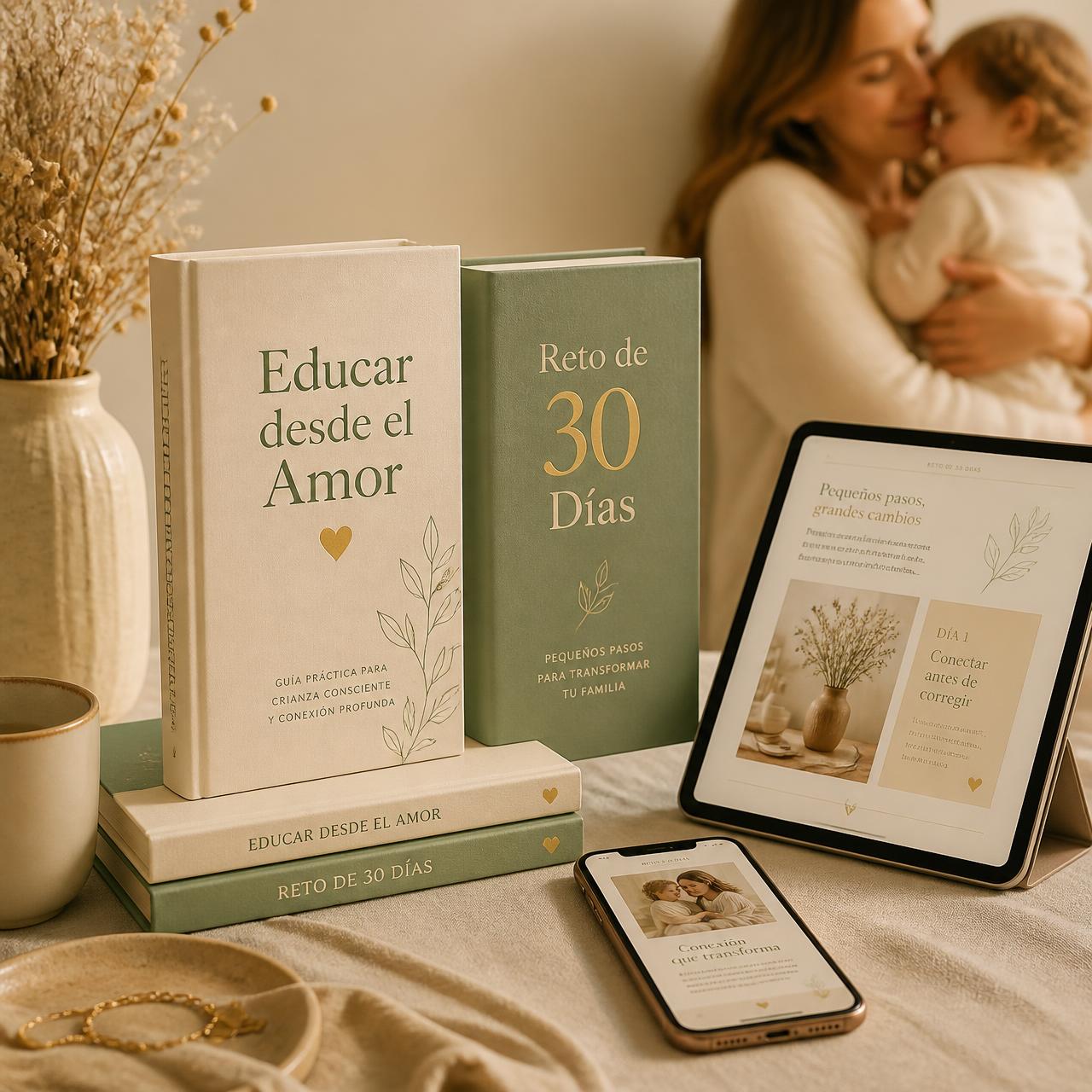 Educar desde el Amor y Reto de 30 Días — pack digital para madres